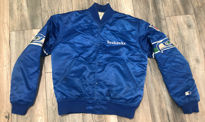 #ad #ad Nwot’s Vintage Starter Pro Line Seattle Seahawks NFL Satin Jacket Men’s M $300.00