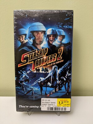 Starship Troopers 2 Hero of the Federation VHS 2004 Video Tape Richard Burgi VTG