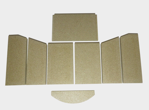 Produktbild von Feuerraumauskleidung C Für Hark Alero 2 Kaminöfen - Vermiculite - 11-teilig