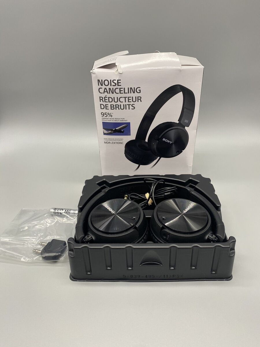 Sony MDR-ZX110NC Noise Cancelling Wired On-Ear Headphones Sony MDR-ZX110NC Noise Cancelling Wired On-Ear Headphones
