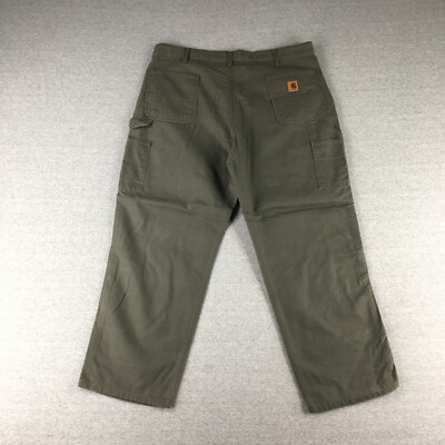 Carhartt Pants Mens 42x30 Washed Duck Work Loose Fit Pant