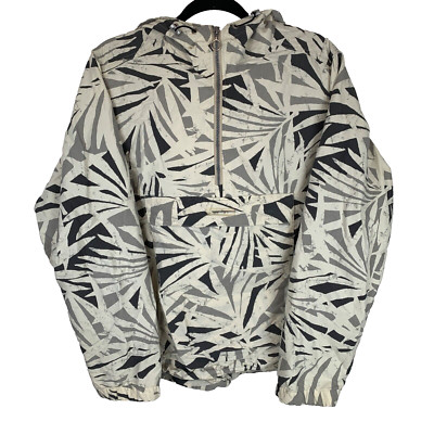 Sail & Ski Pullover Patterned Hooded Jacket Size Approx Small S
