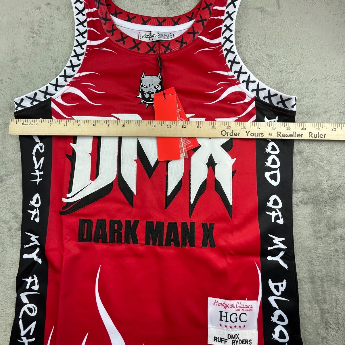 ruff ryders dmx ゲームシャツ RUFF RYDERS Regular FIT DMX 