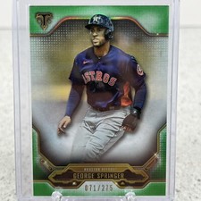 2020 Topps Triple Threads George Springer 71/275 Astros Blue Jays