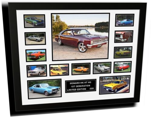 MONARO FIRST GENERATION HK HT HG LIMITED EDITION FRAMED MEMORABILIA - Picture 1 of 7