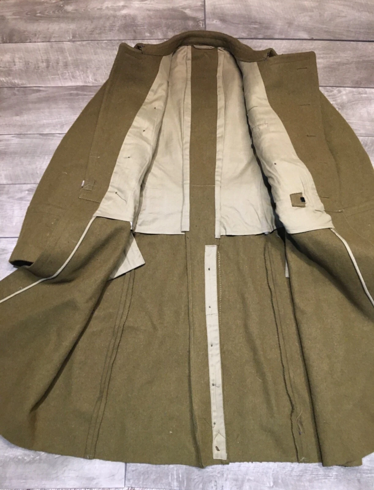  vintage romania army peacoat overcoat trench jacket