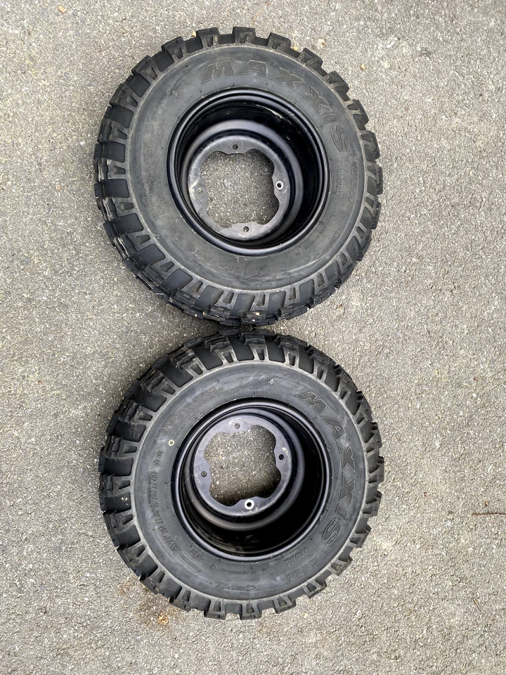 ПЕРЕДНИЕ КОЛЕСА И ШИНЫ MAXXIS 10X5 YFZ450R BANSHEE 350 700 660 250 RAPTOR 21X7X10 - Изображение 4 из 4