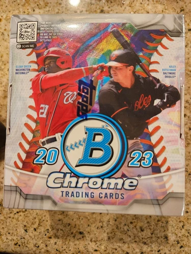 2023 BOWMAN CHROME BASEBALL HOBBY - 2 AUTOS PER BOX - BRAND NEW SEALED QTY