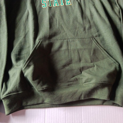 NDSU Bison Hoodie Sweatshirt Size Green Hooded Pocket Football Large L NWT NEW - Picture 4 of 13
