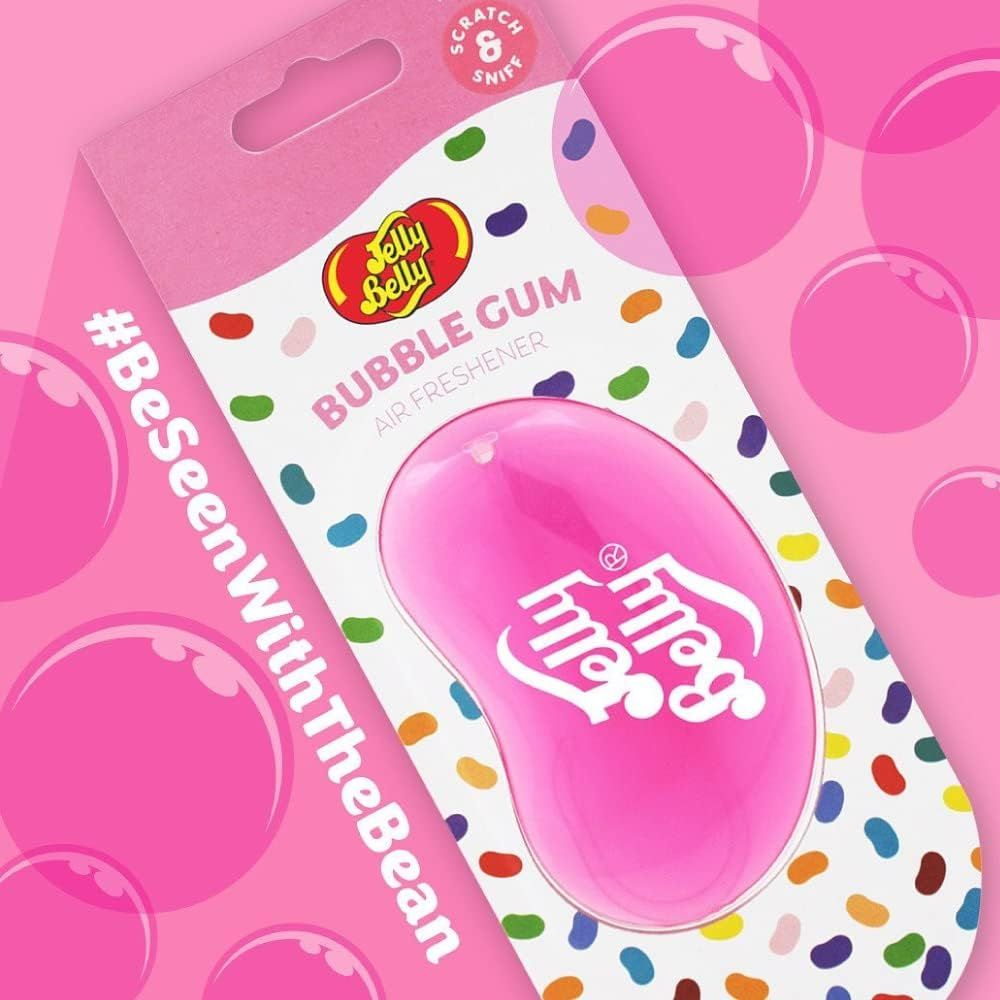 Jelly Belly Car Air Freshener Bubble Gum 3D 1 Count (Pack of 1