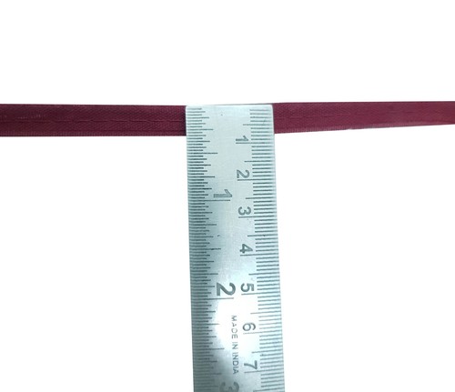 Sushila Vintage Maroon Cord Piping 15 YD Border Craft Trim Sewing Lace Sari Edge - Picture 2 of 4