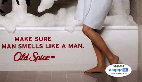 ISAIAH MUSTAFA signed Autographed "OLD SPICE GUY" 8X10 PHOTO d PROOF - ACOA COA - Picture 5 of 5