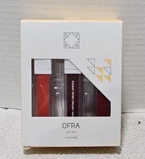 OFRA The REDS 3 Piece Long Lasting Liquid Lip Set  Full Size - New In Box