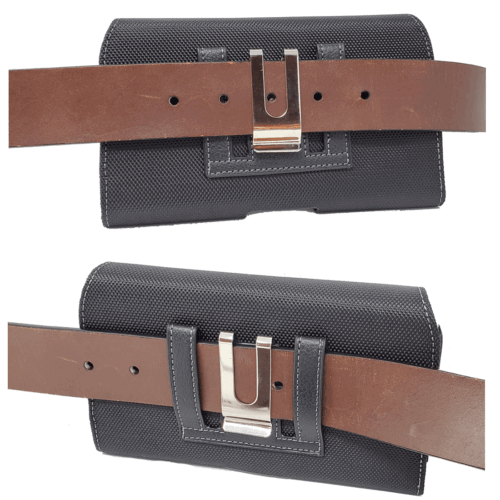 Cell Phone Holster Rugged Carrying Case Wallet Pouch w/ Metal Belt Clip(3 sizes) - Picture 36 of 37