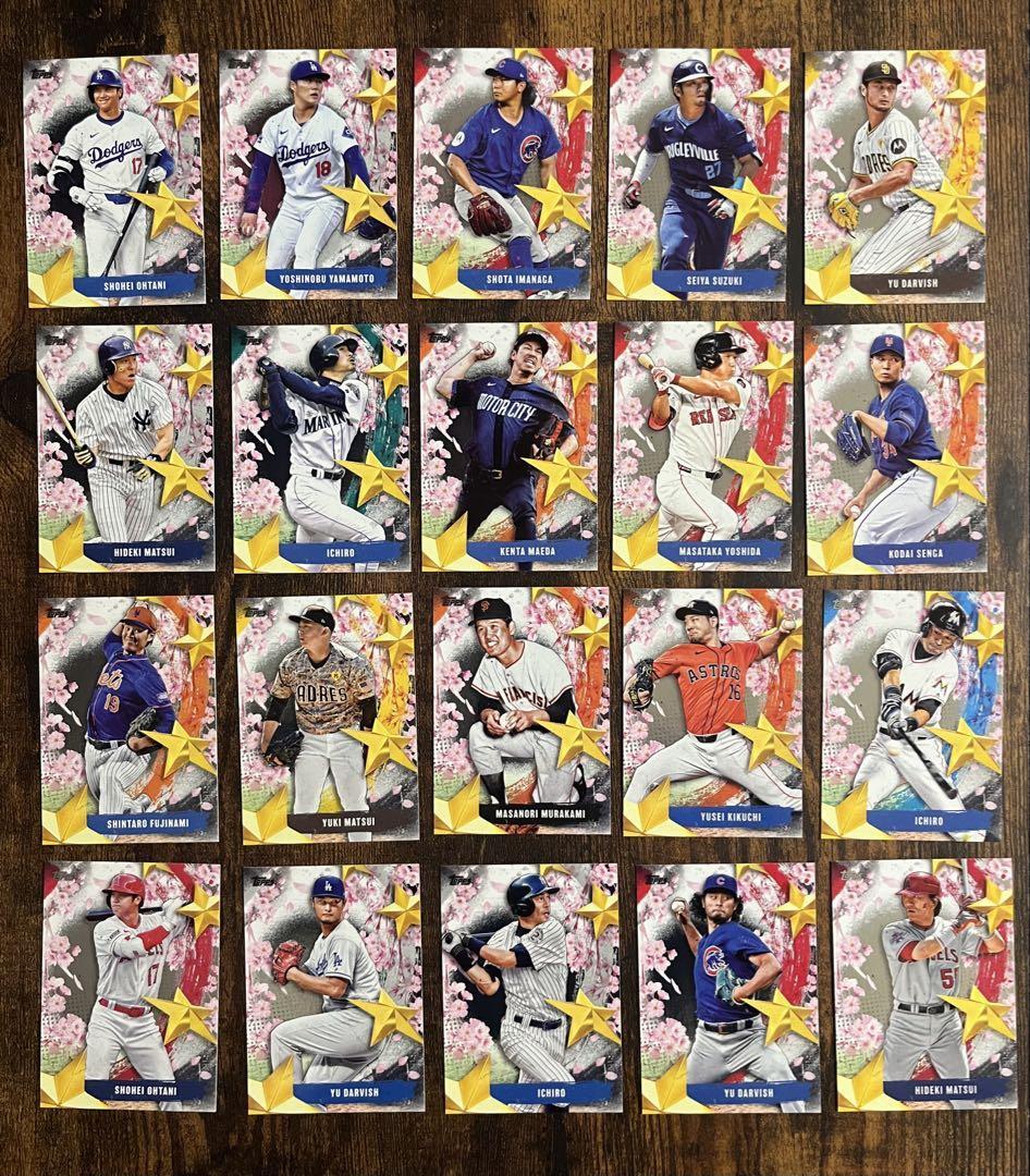 2025 Topps MLB Tokyo Series Stars of Japan 20-Card Complete