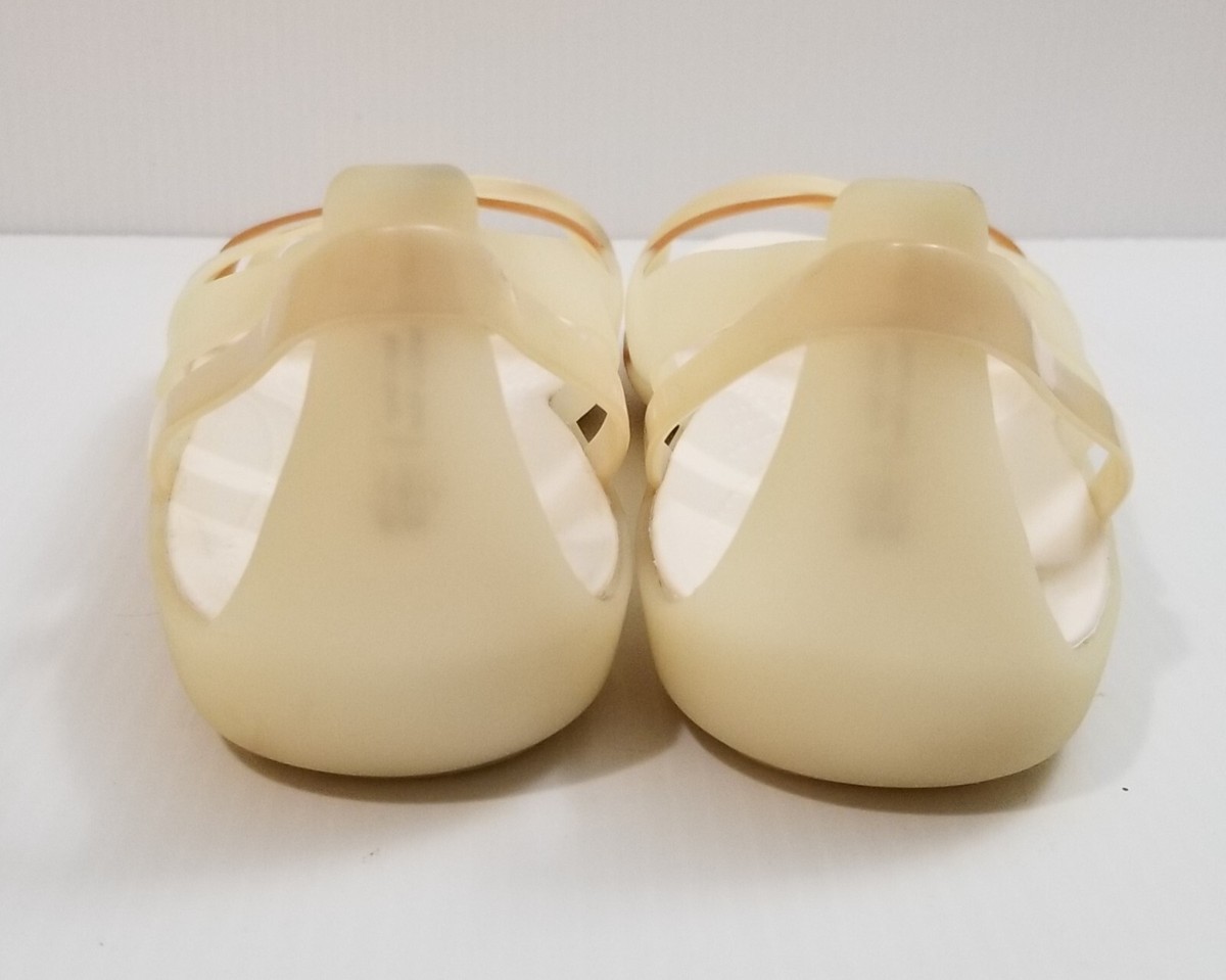 Crocs Womens Size 11 Isabella Huarache 2 Flat W Sandal Ballet Oyster/Gold 204912 | eBay UK