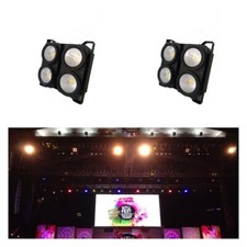 2x 400W COB LED Par Light Stage DJ Audience Blinder Light Warm Cool White dmx