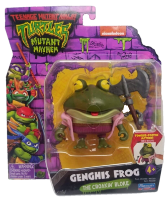 TMNT Action Figure GENGHIS FROG Mutant Mayhem Teenage Mutant Ninja