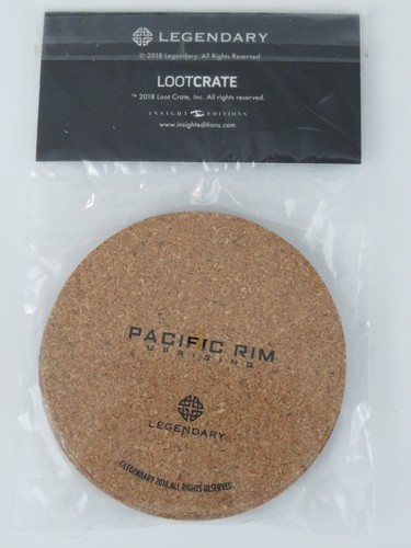 Pacific Rim Uprising Blue Coaster Set 4-Pack - Loot Crate Exclusive NEW - Picture 3 of 3
