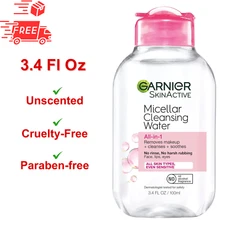 Garnier Micellar Cleansing Water, All-in-1 Makeup Remover And Facial, 3.4 Fl Oz