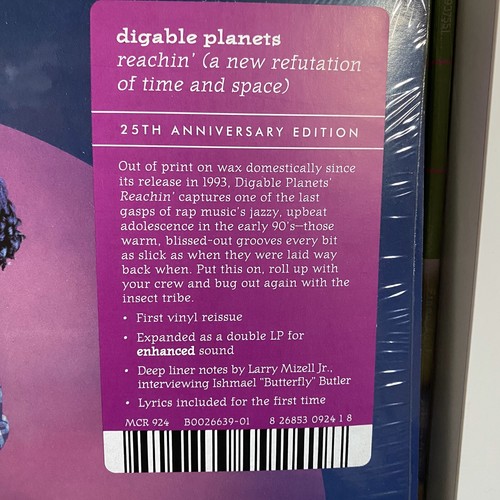 Digable Planets Reachin 2LP (New Refutation Time Space) x/275 RARE Purple Vinyl - Picture 2 of 9