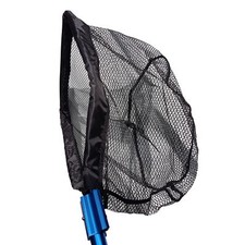 Heavy Duty Koi Net Fish Catching Skimming Net 16 Inch with 3 Foot Aluminum Pole