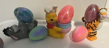 RARE DISNEY HOLIDAY COLLECTION POOH EEYORE TIGGER EASTER EGG HOLDERS