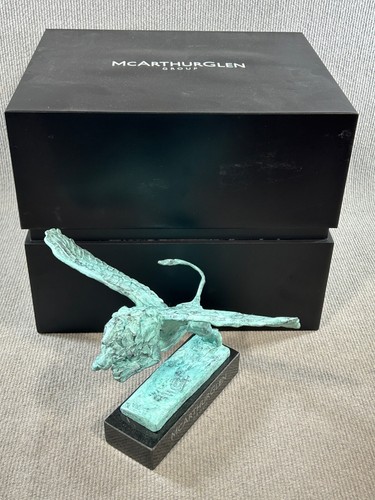 Winged Lion Bronze Sculpture by Mark Coreth McArthurGlen Group - Signed & Boxed - Picture 11 of 14