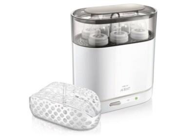 Philips Avent SCF287/02 Elektrischer Dampfsterilisator - Weiß/Grau