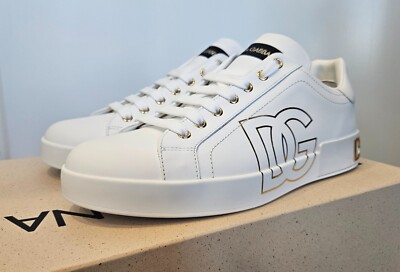 Dolce&Gabbana x UNXD Realtà Parallela WHITE GOLD Sneakers Size 42-43 Limited Edn