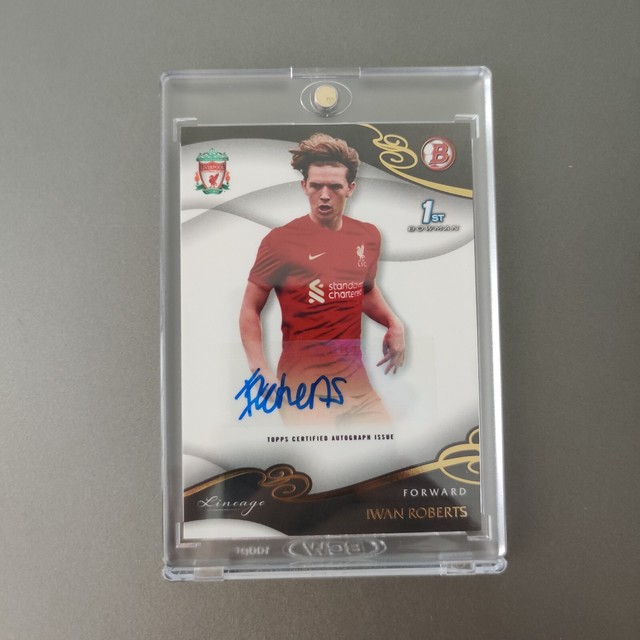 Iwan Roberts Auto 1st Bowman - Topps Liverpool Lineage 2022/23