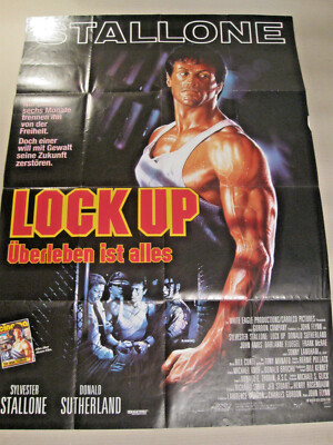 LOCK UP - A0 - Poster Plakat - Sylvester Stallone Donald Sutherland Casaro