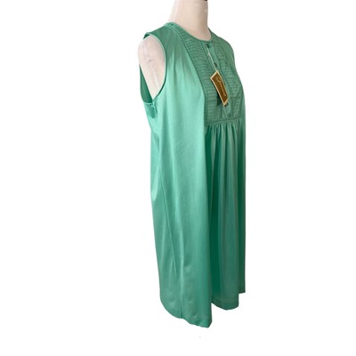 Gossard Artemis Nightgown Green Nylon Size Medium Vintage 1970s USA NWT