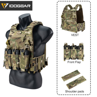 IDOGEARプレートキャリア マルチカム IDOGEAR Tactical Vest FCSK 3.0 FERRO Fast Release Plate