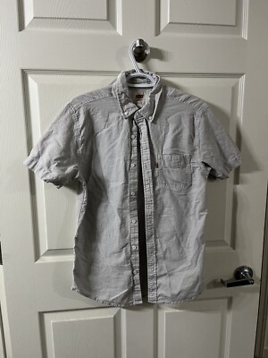 Men s Levi Button Up Dress Shirt Size Small 