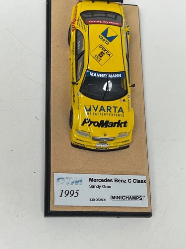 1/43 Minichamps Mercedes Benz Clase C DTM 1995 #5 S.Grau ProMarkt 430 953505 - Imagen 5 de 6