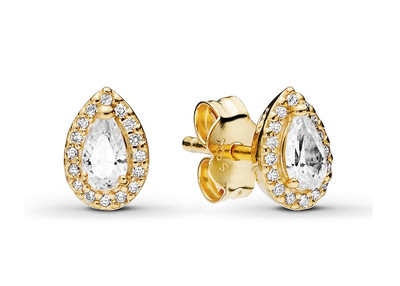 Pandora Shine Sparkling Teardrop Halo 