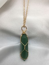 Chakra Healing Carnelian Necklace Bohemian Retro 18-20 Inch Gold-Tone New 876