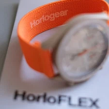 HORLOFLEX Elastic Watch Band Wristwatch Strap for Rolex Tudor Omega MoonSwatch