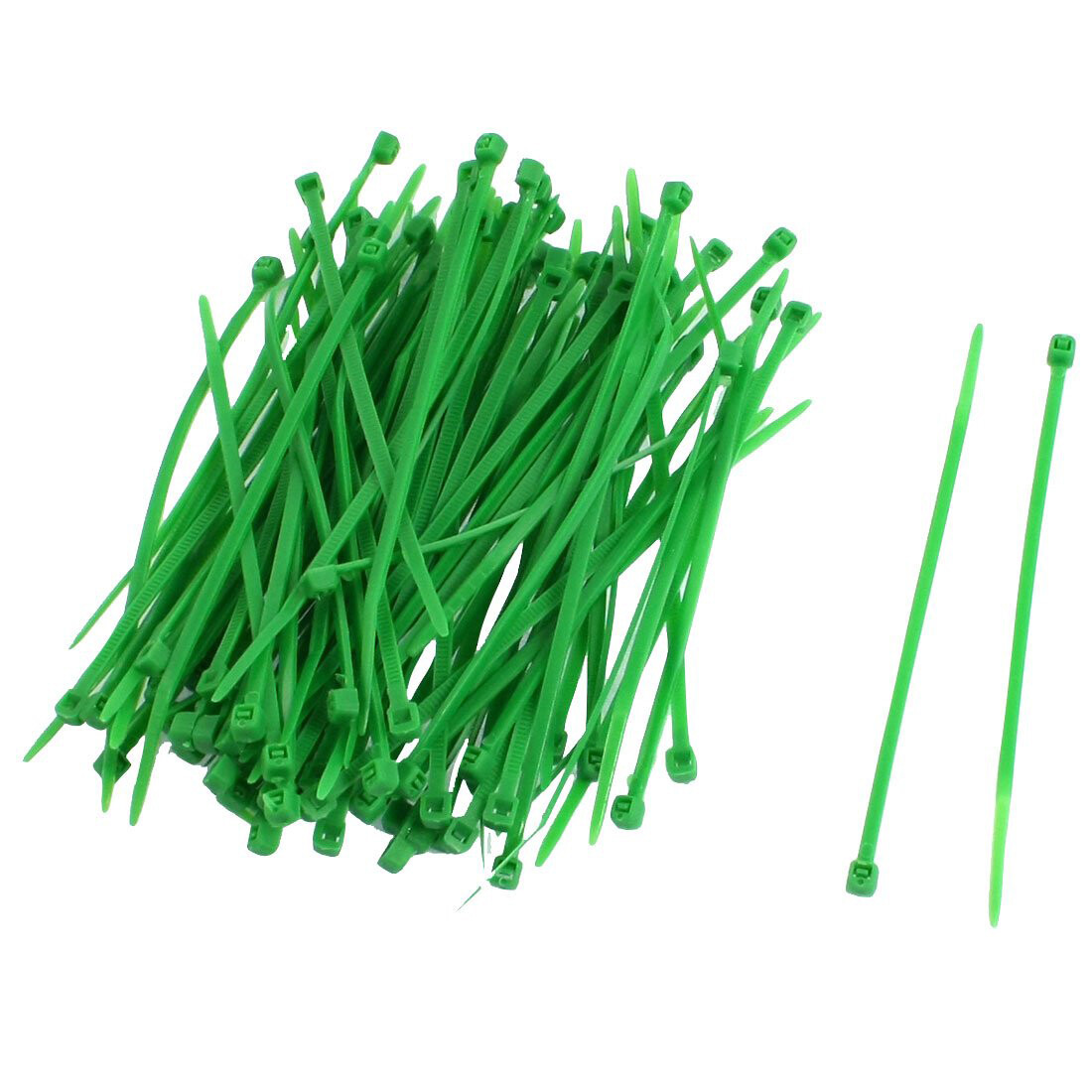 100 Stück Profi-Kabelbinder Grün – 4,8x350 Mm, Nylon 6.6, UV-beständig, Für Außen & Innen