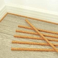 30 x Cork Expansion Flooring Gap Insert Strips - 600mm x 13mm x 7mm