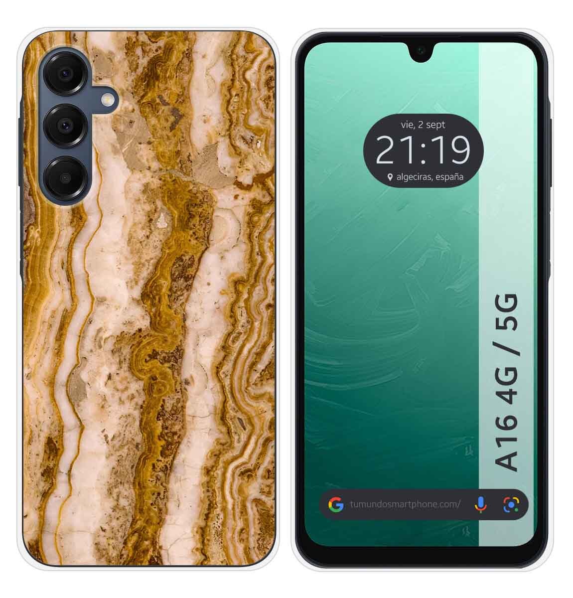 Cover Silicone per Samsung Galaxy A16 4G/5G Disegno Marmo 10 Disegni