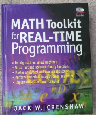 Math Toolkit for Real-Time Programming by Crenshaw, Jack W. [Hardback]