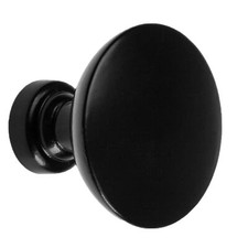25 Pack Flat Black Round Kitchen Cabinet Knobs Drawer Handles Hardware