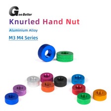 M3 M4 Knurled Thumb Nuts Thin Type Hand Grip Knobs Aluminum For Computer Case