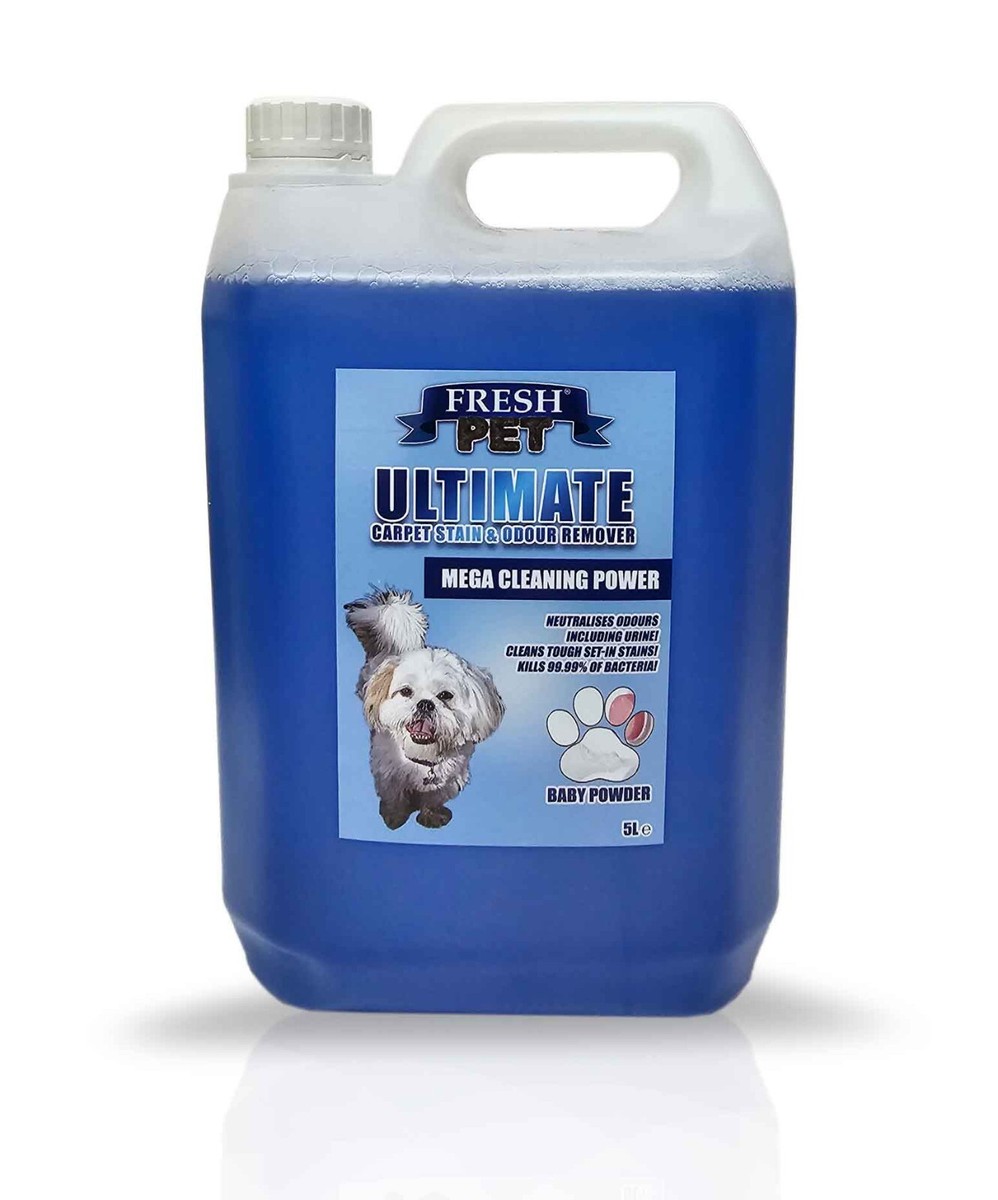FRESH PET Carpet Cleaning Shampoo Fresh Pet Ultimate BABY POWDER 5L
