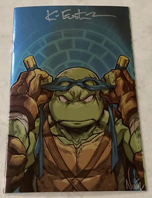 Teenage Mutant Ninja Turtles #1, Cover RE, IDW 2024, Signed by Kevin Eastman COA