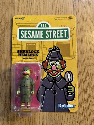 Super7 Sherlock Hemlock Sesame Street Wave 3  Sherlock Humbug Sesamstrasse