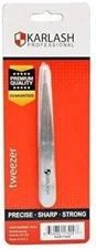 Karlash Point Tweezers Professional Stainless Steel Point Tip Tweezer Premium...