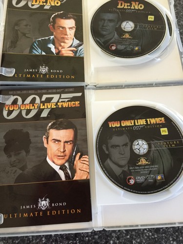 JAMES BOND - 007 DR NO/YOU ONLY LIVE TWICE - 2 x DVDs 2DISCS EACH *FREE STD POST - Picture 3 of 4